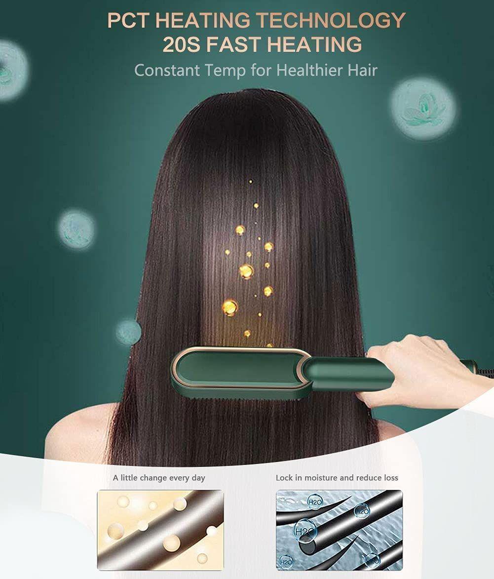 Professional Electric Hair Straightener Comb Brush