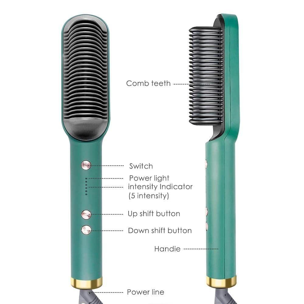 Professional Electric Hair Straightener Comb Brush